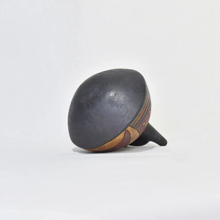 ペルー 民芸品 土器 陶器 ○ 鳥型 鐙型注口土器 炻器 南米 ペルー フォークアート 民族