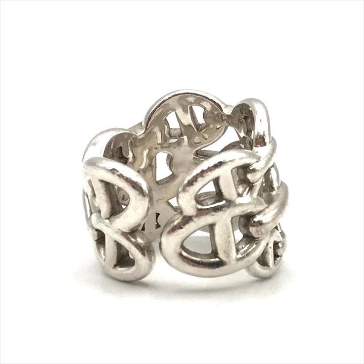 美品 HERMES エルメス シェーヌダンクル アンシェネ GM 指輪 リング