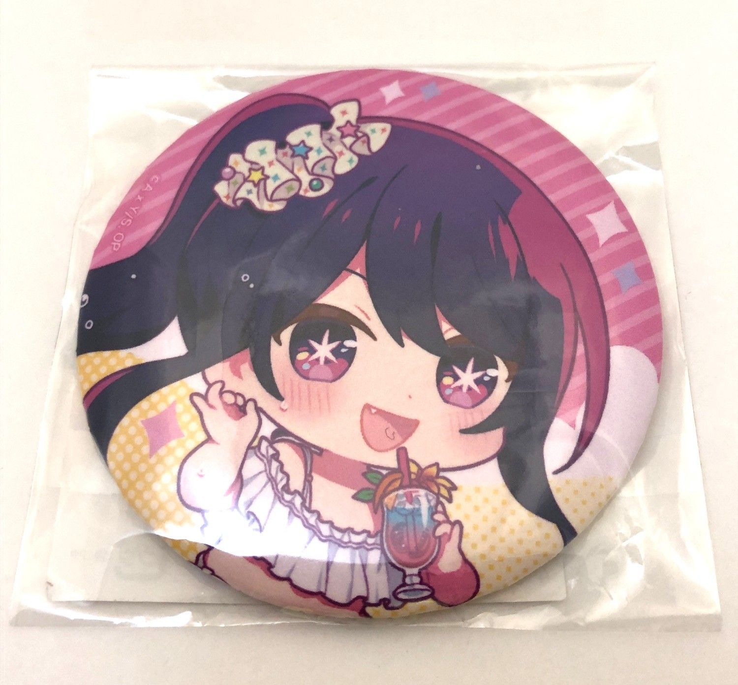 ♪) 星野アイ (mini/A) 缶バッジ くじ引き堂 【推しの子】 キラキラ