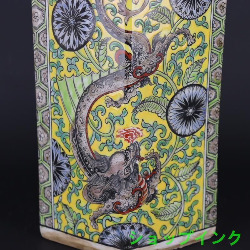 清康熙パステル博古紋茶壺 景徳鎮 陶磁器 装飾品 現代工芸品美術