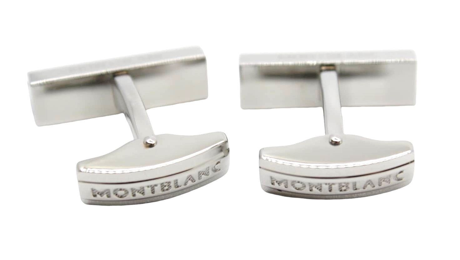 モンブラン カフスリンクス シルバー ブルー系石入り 箱 - メルカリ