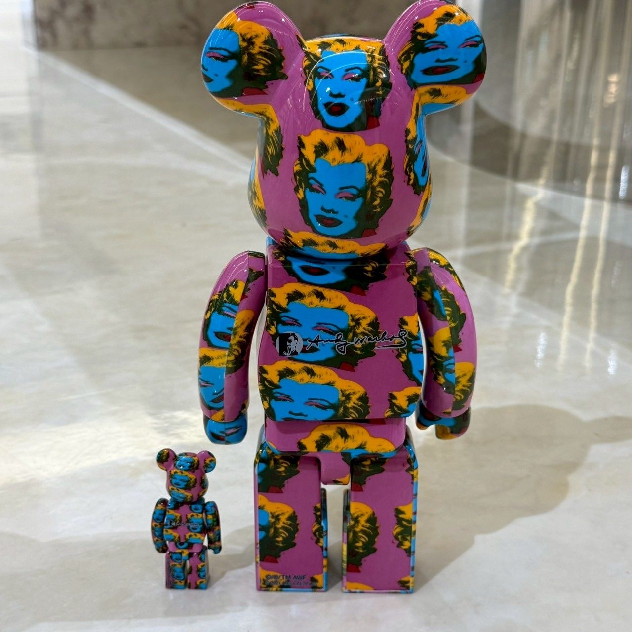 ベアブリック BEARBRICK Andy Warhol マリリンモンロー Marilyn
