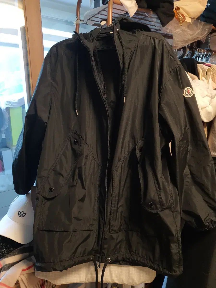 MONCLER モンクレール モンクレール レディース MELIA ウィンドブレーカー ジャケット ロング丈 ー ブラック| 3