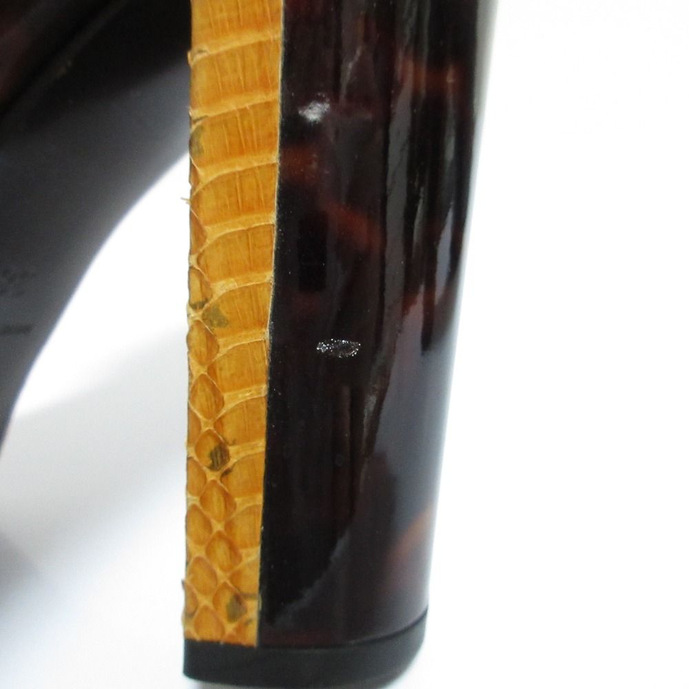 美品 DRIES VAN NOTEN ドリスヴァンノッテン レオパード柄 チャンキー  