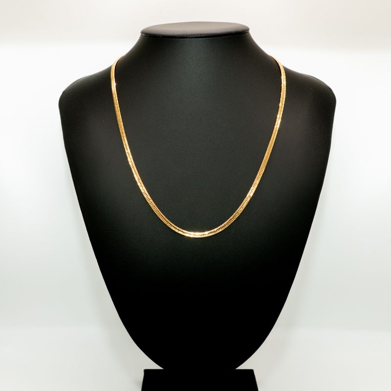 B K18 18金 喜平ネックレス 12面カットトリプル 50cm 12.4g 造幣局刻印あり ホールマーク