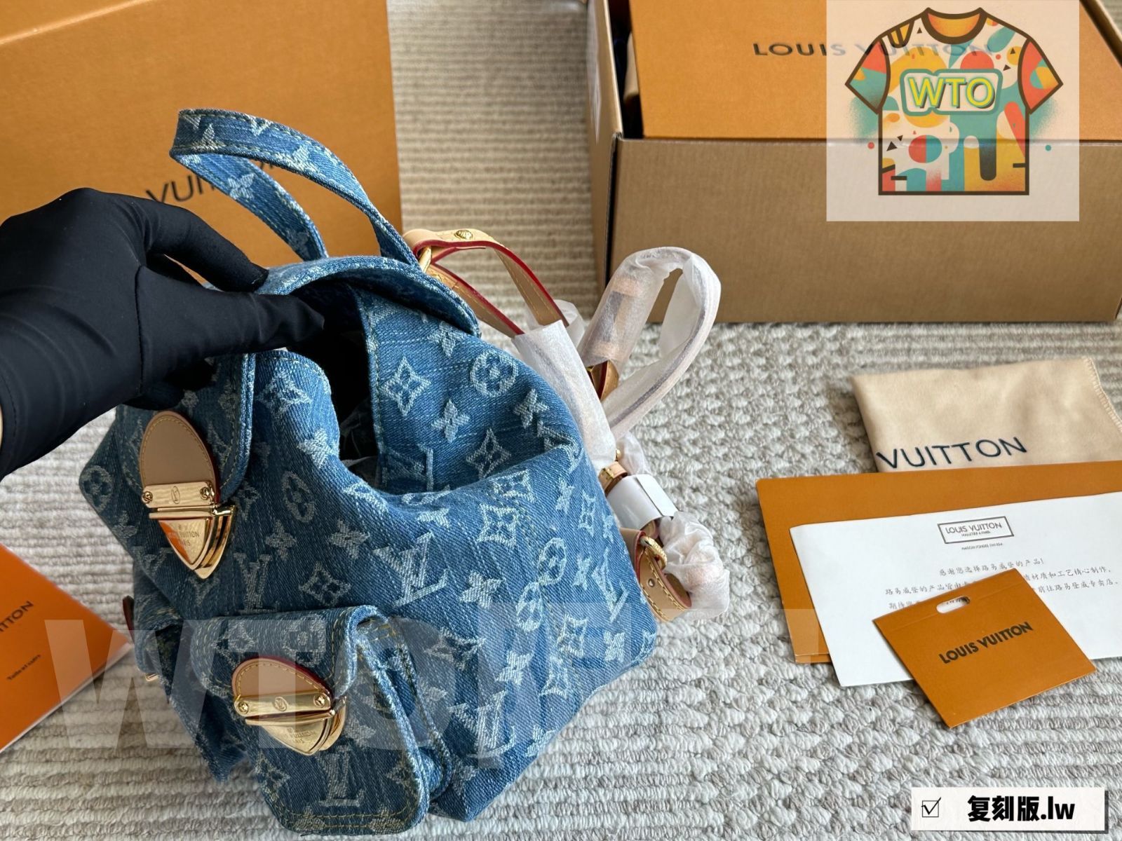 今日WTO】Louis Vuitton ルイ・ヴィトン モノグラム デニム
