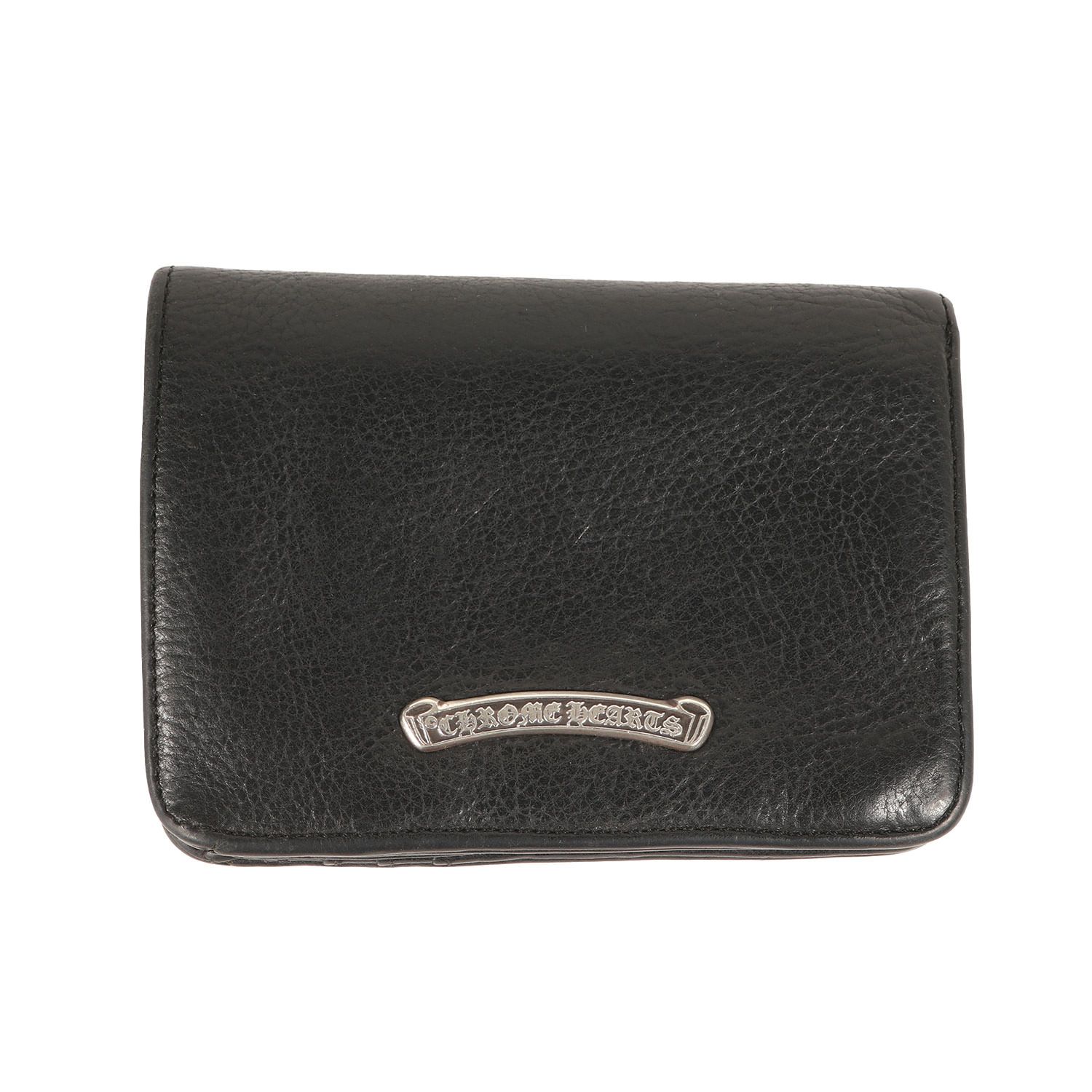 CHROME HEARTS クロムハーツ 財布 | ジョーイ ダガージップ ヘビーレザー 二つ折り ウォレット | 財布 JOEY | ブラック 黒 | アクセサリー ブランド メンズ