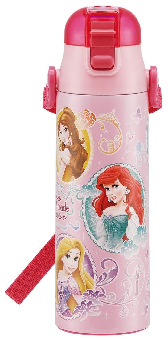 【在庫処分】プリンセス 20 ステンレス 水筒 ディズニー 直飲み 580ｍｌ スポーツボトル (skater) SDC6N-A スケーター