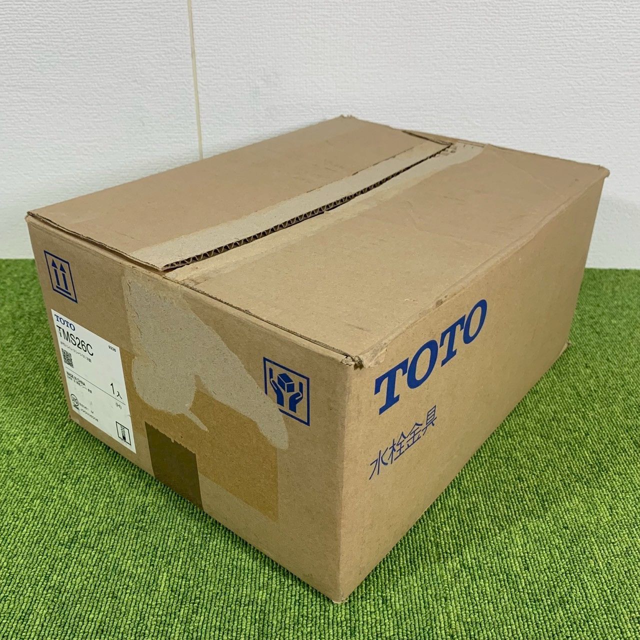 ♥開封品|送料無料 TOTO|トウトウ TMS26C 浴室用水栓 台付き 2ハンドル混合水栓 スプレー |D1880