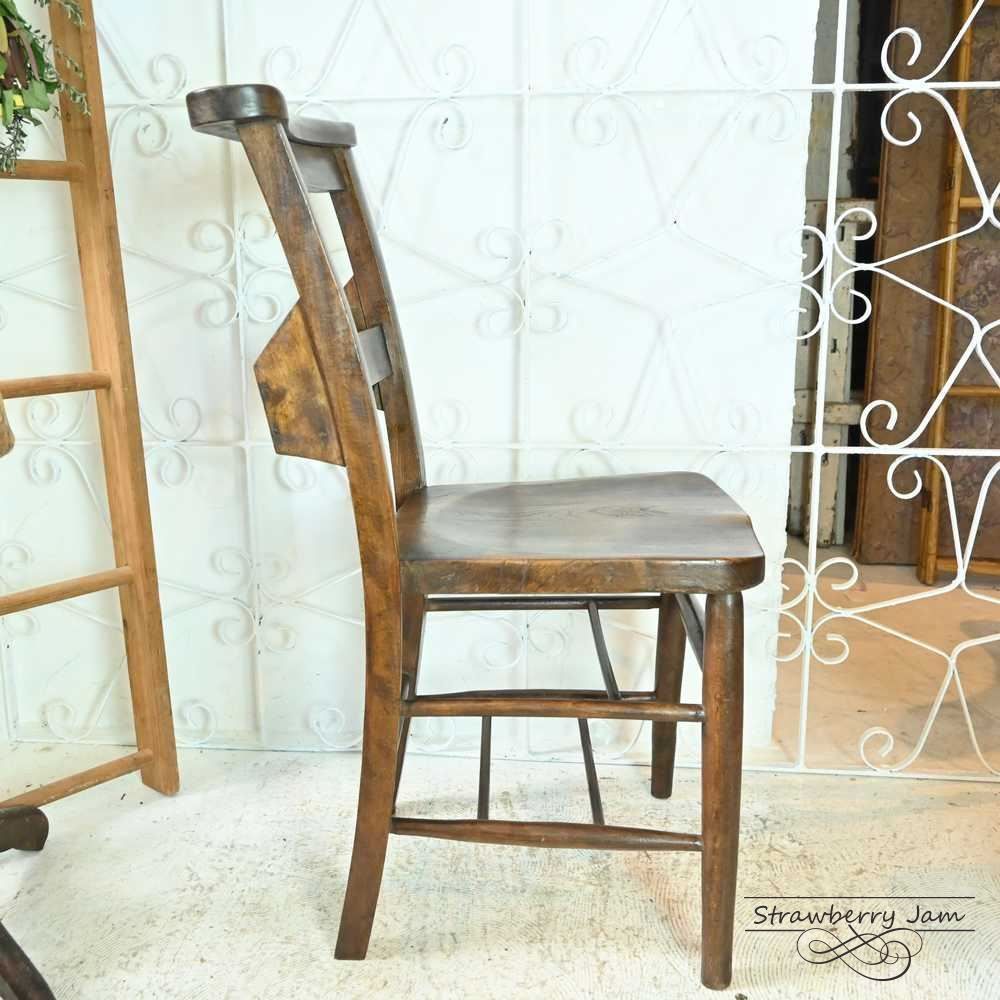 L3705-17-3 英国アンティーク チャーチチェア ヴィクトリアン