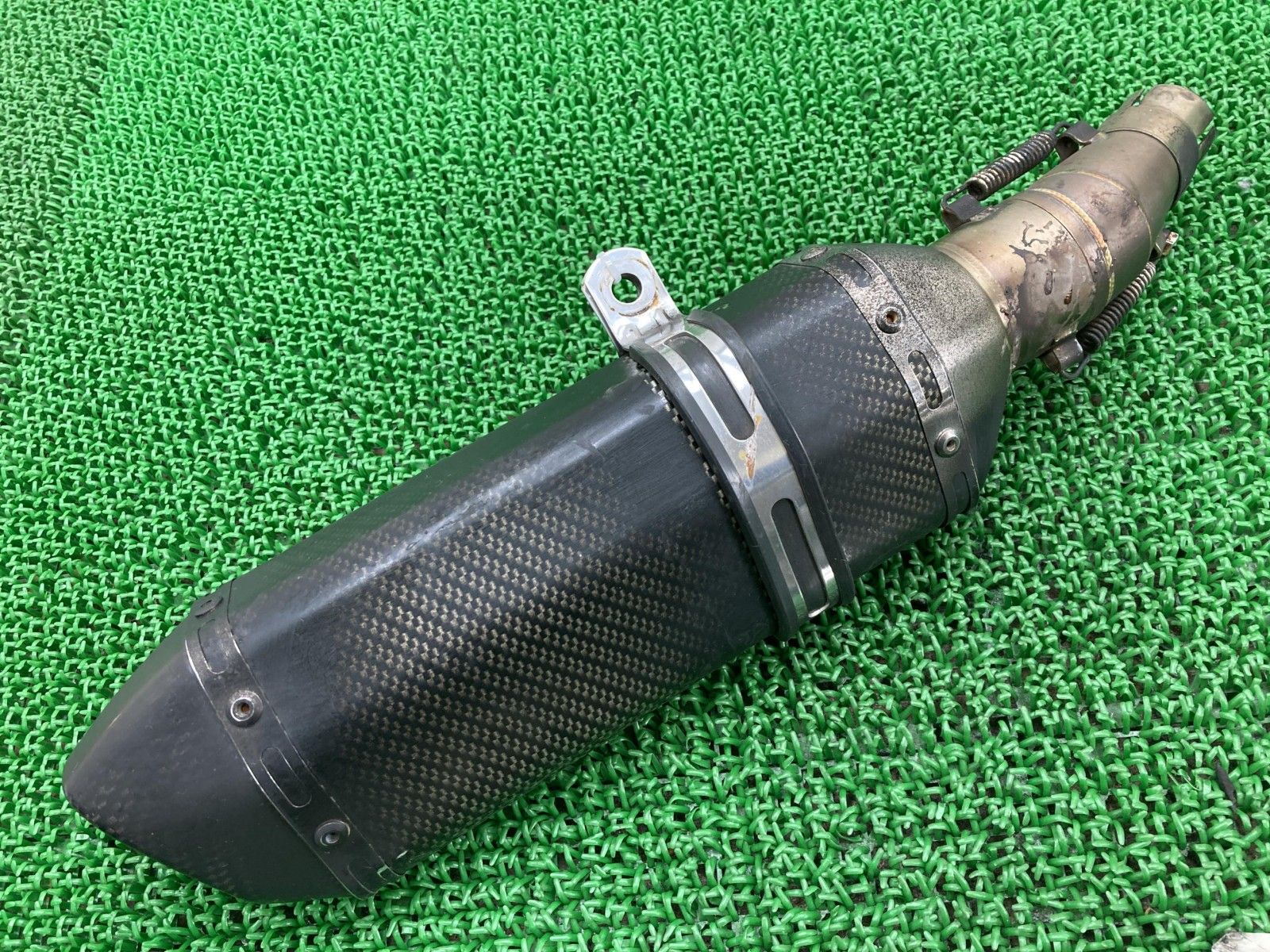 NINJA250R サイレンサーマフラー 社外 中古 EX250K ステン ヘキサゴン
