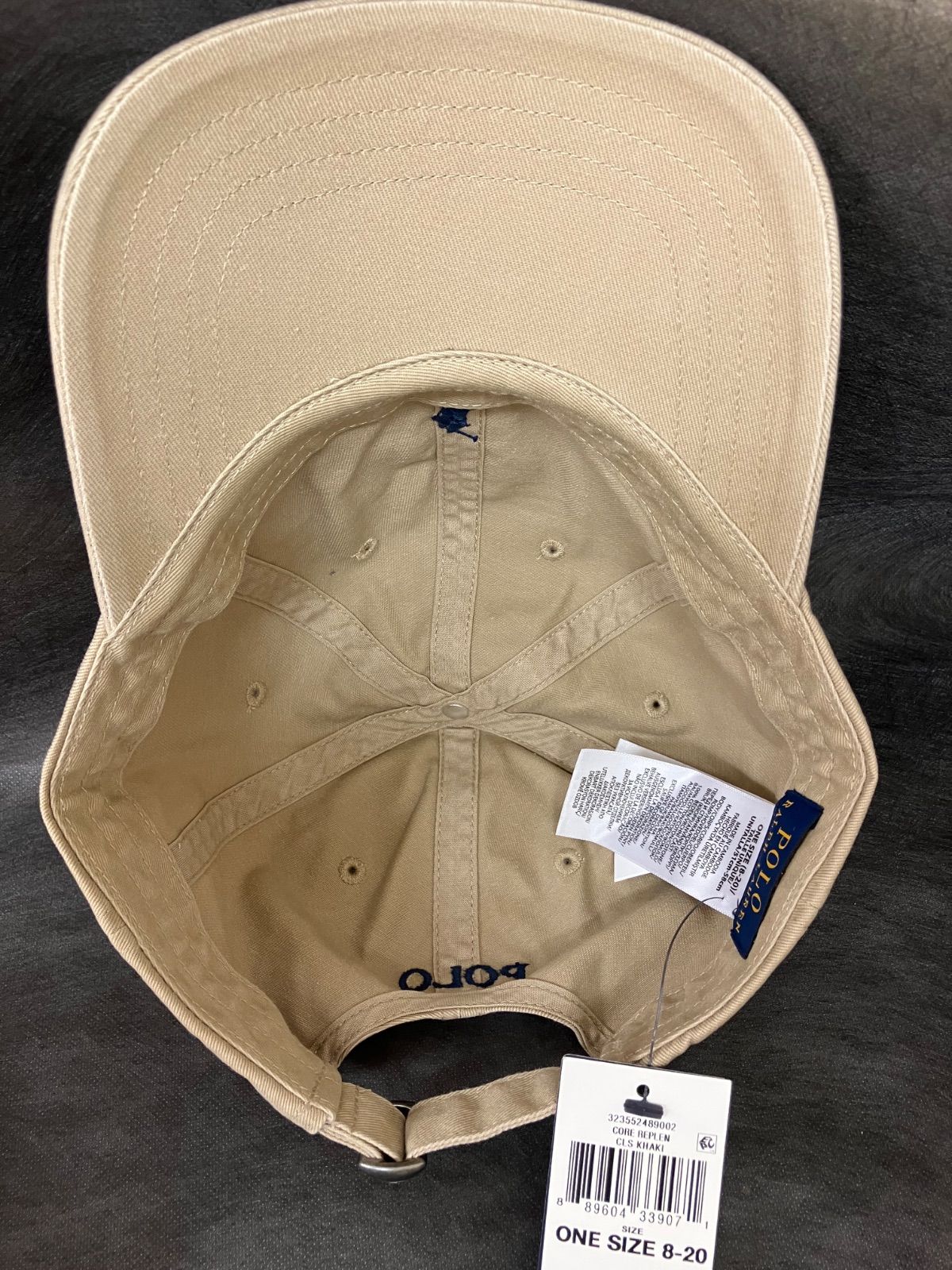 POLO RALPH LAUREN　ハット　M　ベージュ　カーキ 新品】ポロ ラルフローレンキッズ ハット ベージュカーキ