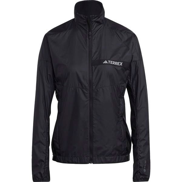 adidas アディダス W TERREX MULTI ウィンドブレーカー キャンプ トレッキング ウェア ウィンドブレーカーシャツ IE577 HM4026 ブラック A|L HM4026 ブラック A|L