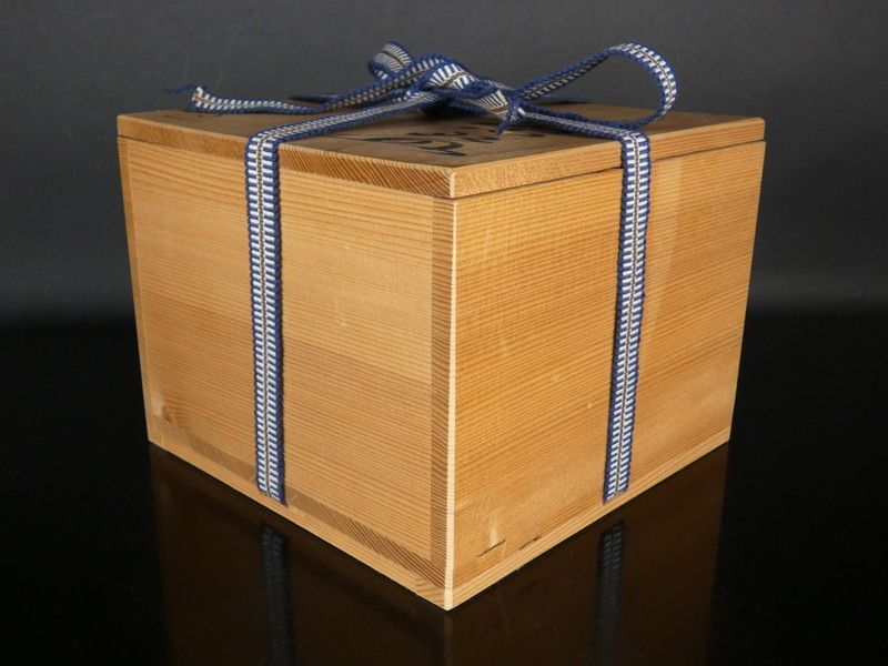 清宮】香山「伊賀焼 茶碗」共箱 幅 約12.6cm 高さ 約8cm 香山窯 販売