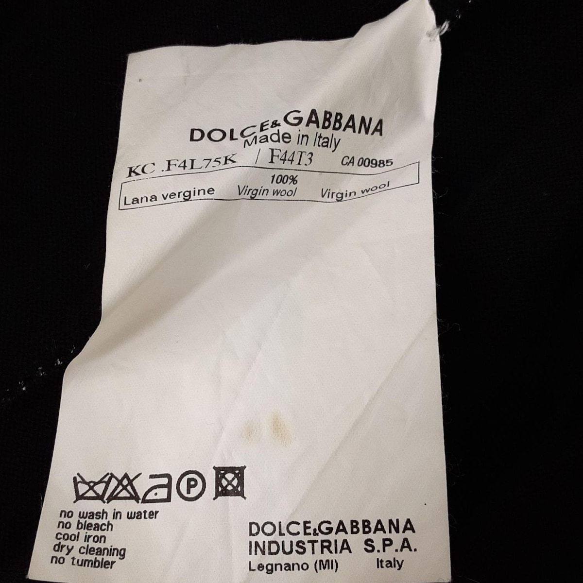  DOLCE-GABBANA ドルチェアンドガッバーナ カーディガン サイズ44 L レディース - 黒 長袖 長袖 カーディガン ボレロ アンサンブル