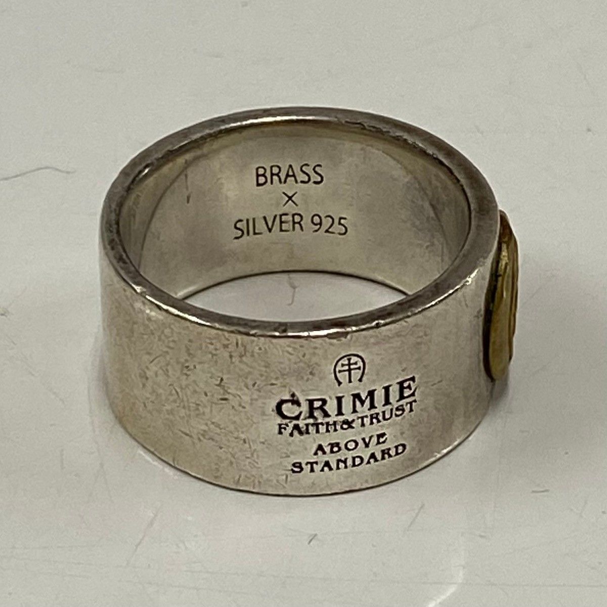 クライミー CRIMIE BRASS × SILVER 925 21号 メンズジュエリー 