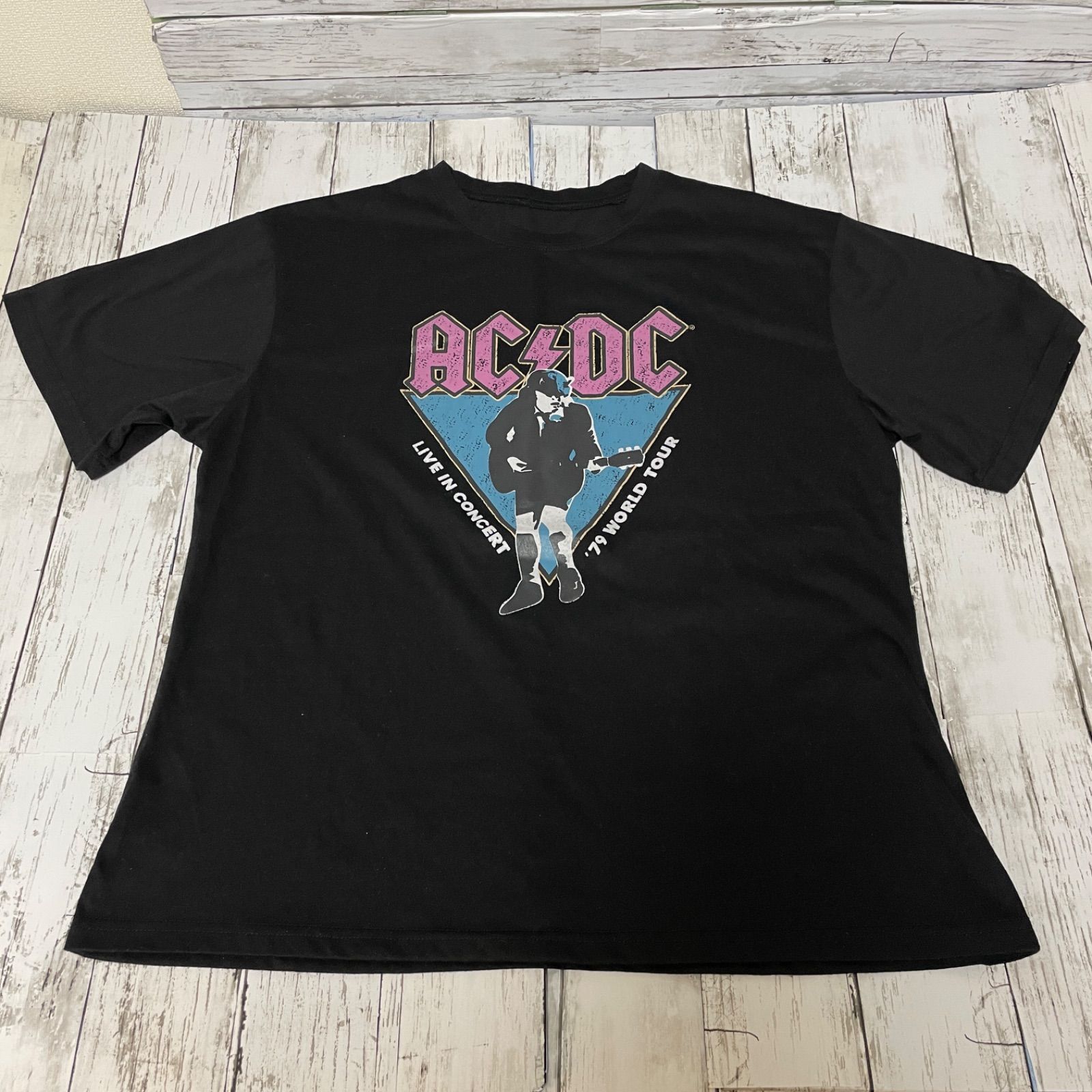 AC/DC '79 WORLD TOUR ヴィンテージTシャツ - メルカリ