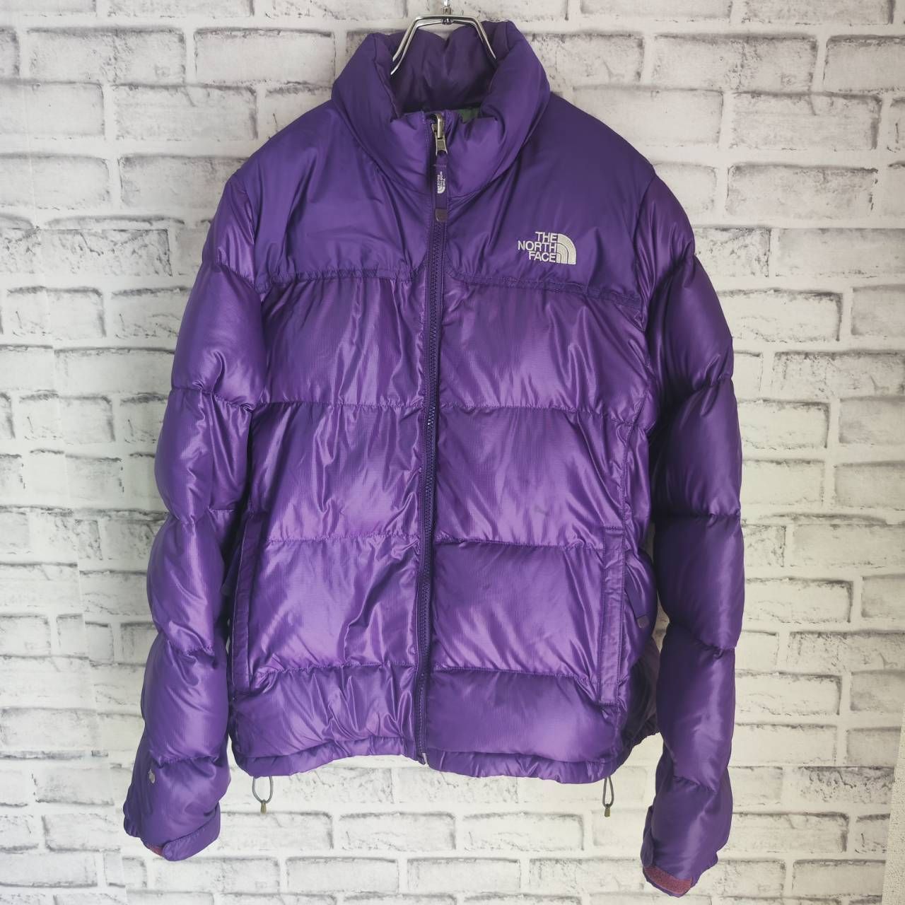 ノースフェイス【THE NORTH FACE】ダウンジャケット パープル 紫 ヌプシ 85（M）レディース 700フィルパワー - メルカリ