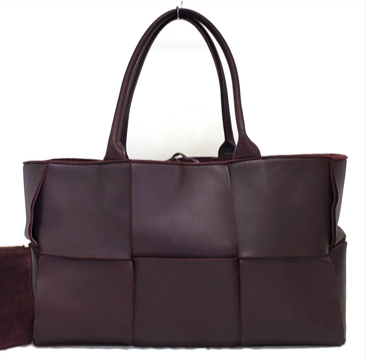 極美品】ボッテガヴェネタ イントレチャートカバMM トートバッグ