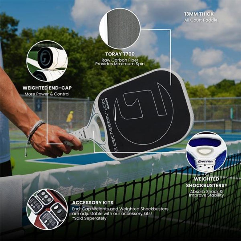 GAMMA ピックルボールパドル RCF AIRBENDER 13 PICKLEBALL
