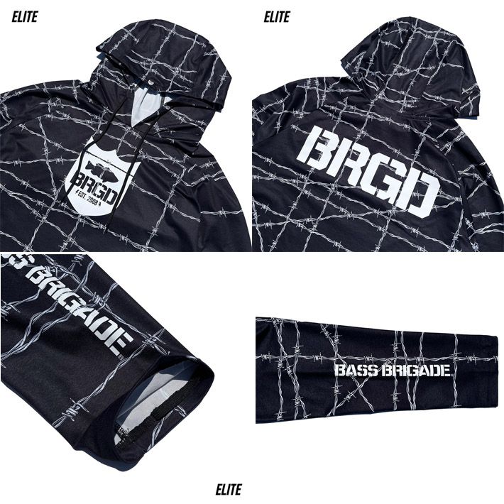 バスブリゲード ドライパーカー BASS BRIGADE WIRED CAMO ELITE DRY