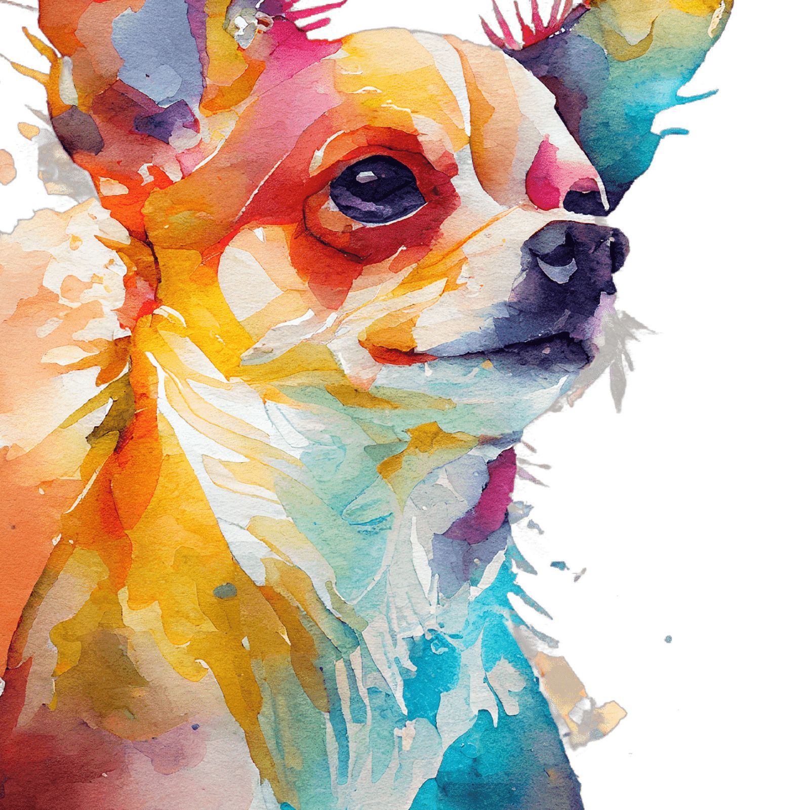 チワワ 水彩 犬アート イラスト ポスター いぬの絵 - メルカリ チワワ 水彩 犬アート イラスト ポスター いぬの絵 - メルカリ