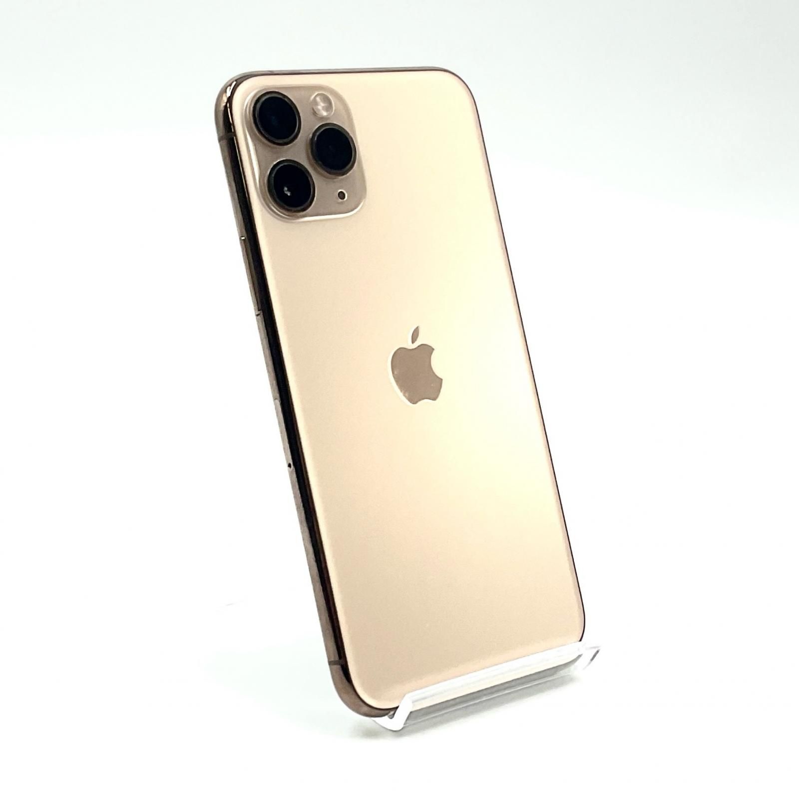 【全額返金保証】【最速発送】Apple iPhone 11 Pro 256GB ゴールド au 白ロム 85% 美品 動作確認済