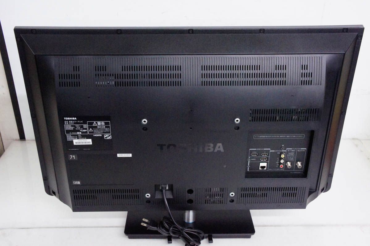 送料無料 TOSHIBA REGZA 液晶テレビ 32S7 32V 2013年 中古】TOSHIBA 