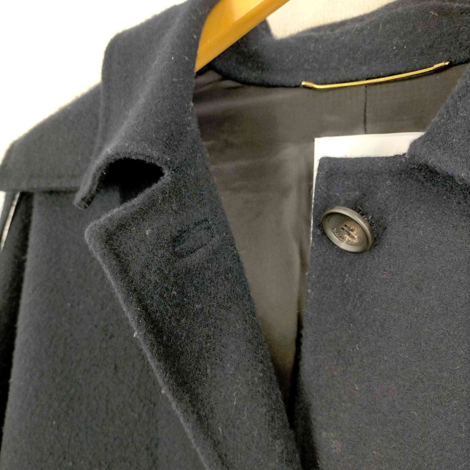 エブール ebure 別注 Geelong Lamb Melton Long Coat レディース 36 
