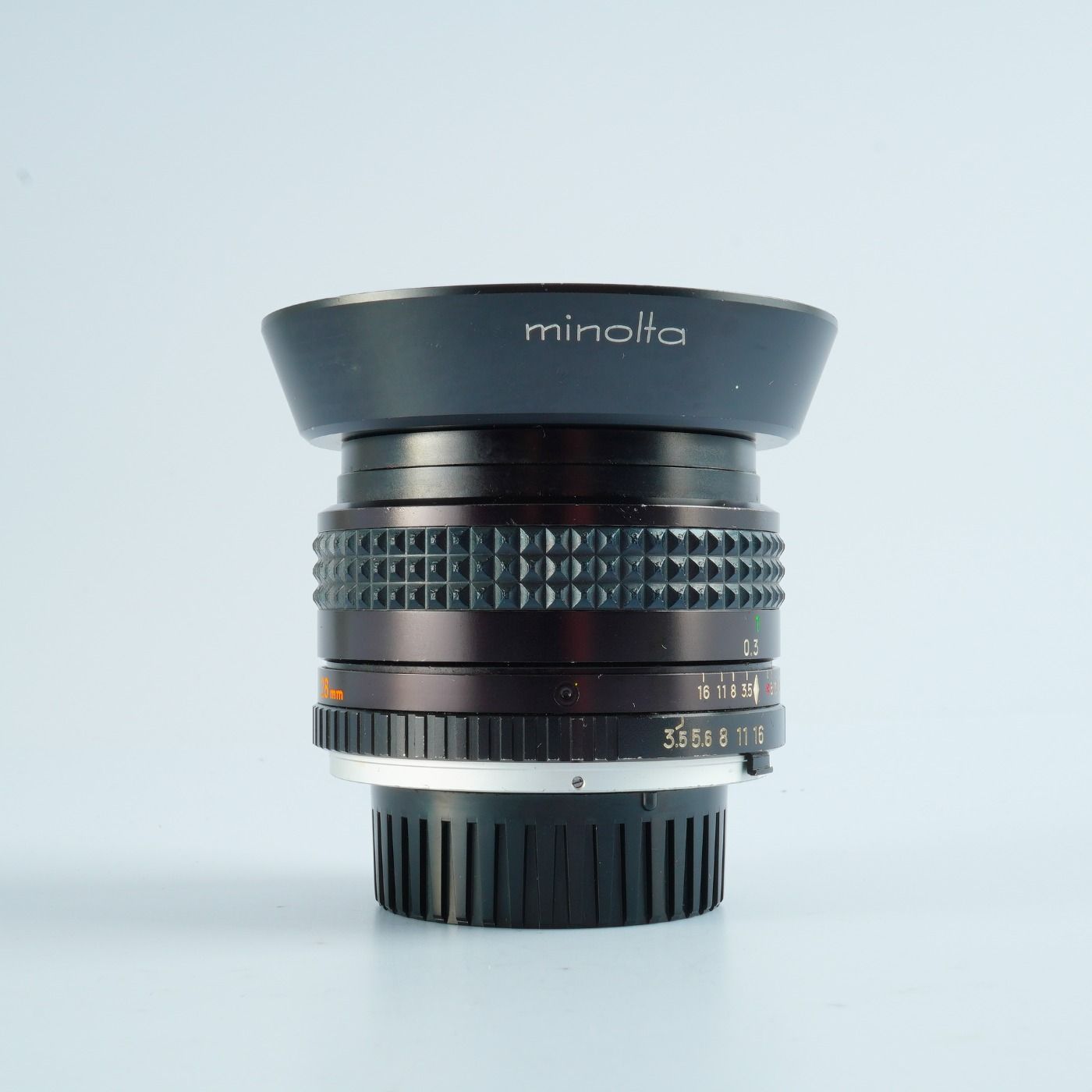 MINOLTA ミノルタ MC W.ROKKOR 28mm F/3.5 単焦点レンズ - メルカリ