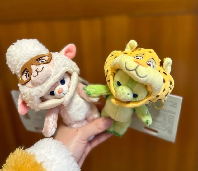 上海ディズニー　ズートピア　キーホルダー　ファンキャップ　ニック　ジュディ ニックとジュディのファンキャップ！東京ディズニーランド