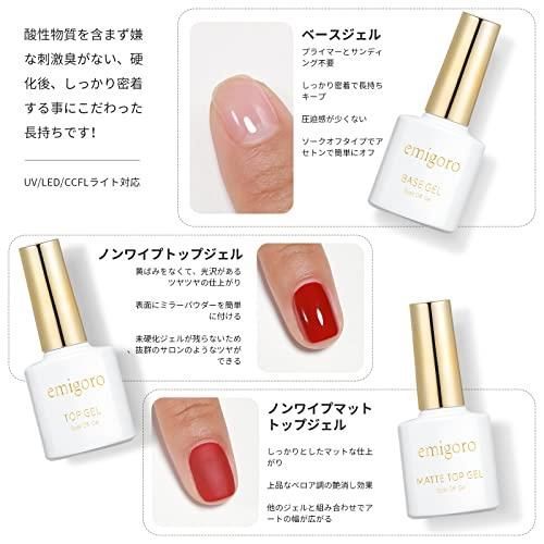人気の春夏 新品 未使用 ベースジェル トップジェル マットップジェル ジェルネイル Emigoro ベー ネイルアート用品 Lavacanegra Com Mx Lavacanegra Com Mx