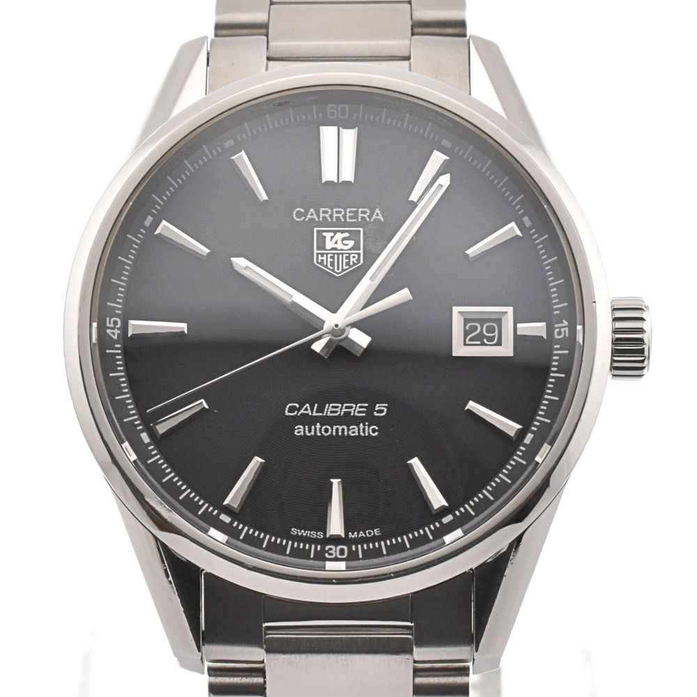 タグホイヤー TAG HEUER WAR211A.BA0782 カレラ キャリバー5 デイト 自動巻き メンズ良品箱付き H#133416