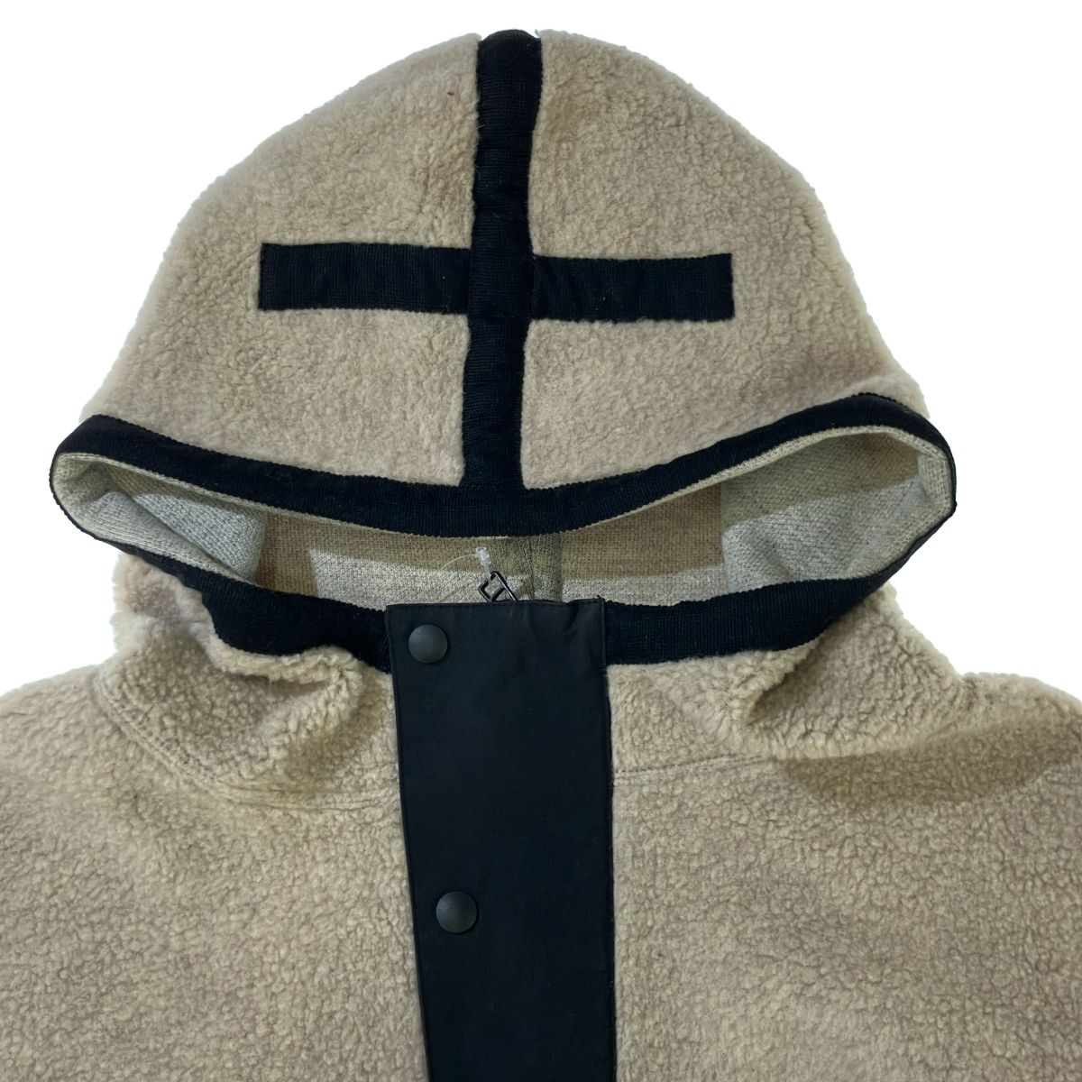ULTERIOR アルテリア Wool Boa Liner Hoodie フリースプルオーバー 