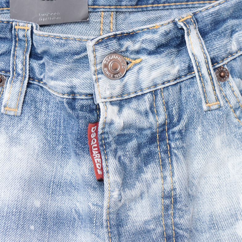 DSQUARED2/46サイズ/美脚デニムパンツ S71LB1035 SKATER JEAN ダメージ ペイント パッチワーク イタリア製 新品/青/ ブルー/id121/ - メルカリ