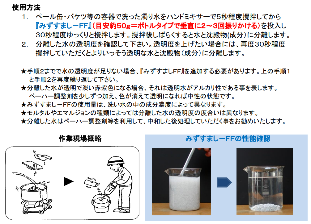 カドヤ工業　みずすましFF　無機系・有機系共通分離剤　ボトルタイプ　1ケース（12本）まとめて　未使用