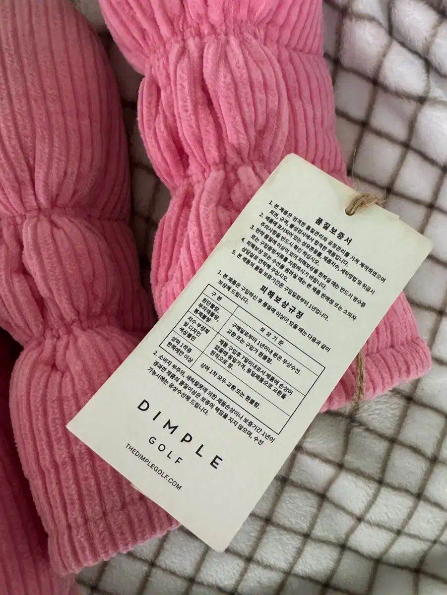 ディンプルゴルフ アイアンカバー DIMPLE GOLF Fleece Shearling Iron Cover Set フリース シアリング アイアン カバー セット 全2色 DIMPLE02 ACC DIMPLE GOLF韓国人気☆ボア アイアンカバーセット PINK