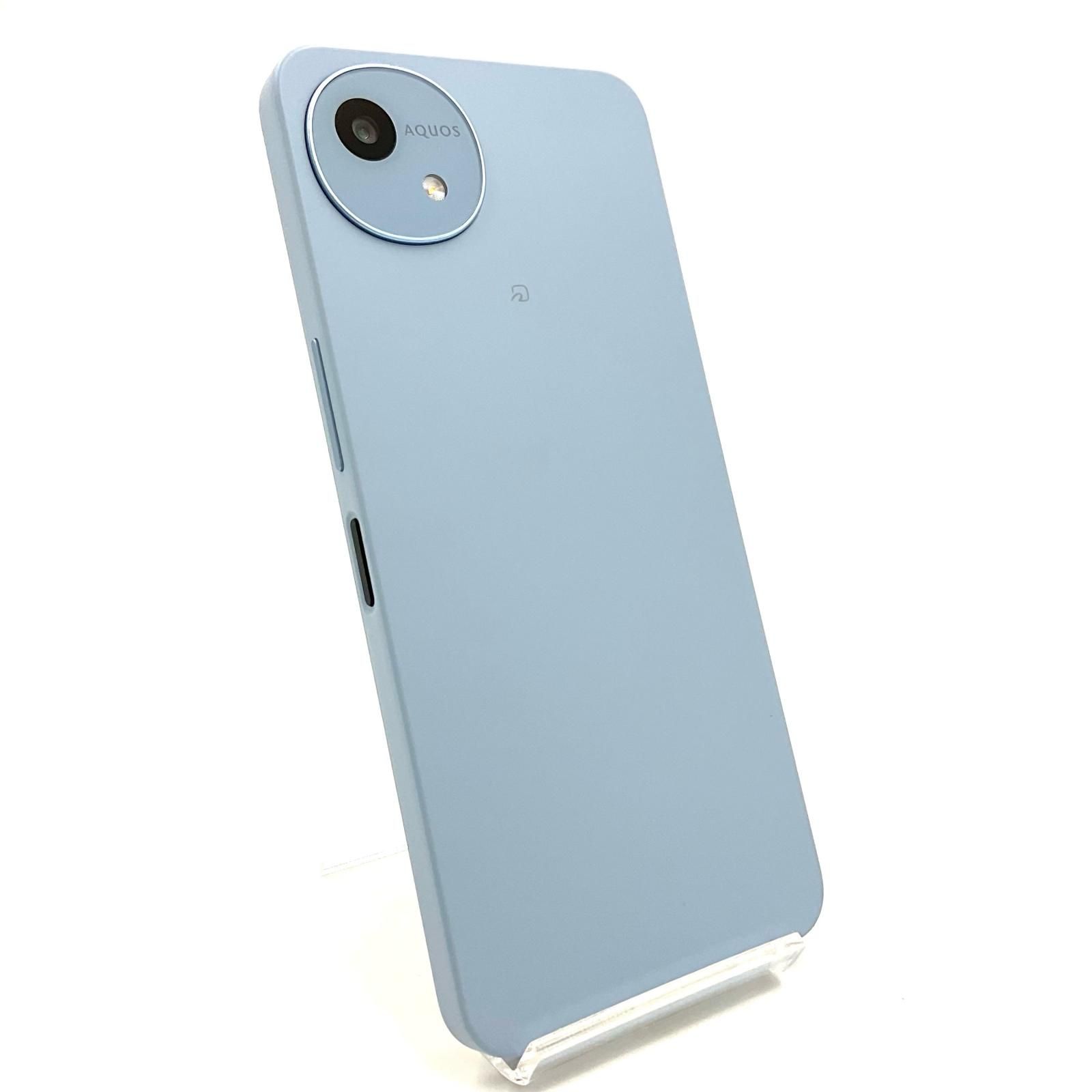全額返金保証】【最速発送】SHARP AQUOS wish4 64GB ブルー 楽天