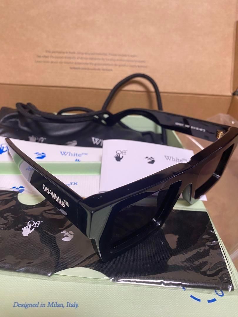 新品未使用 off-white オフホワイト Nassau スクエア サングラス 