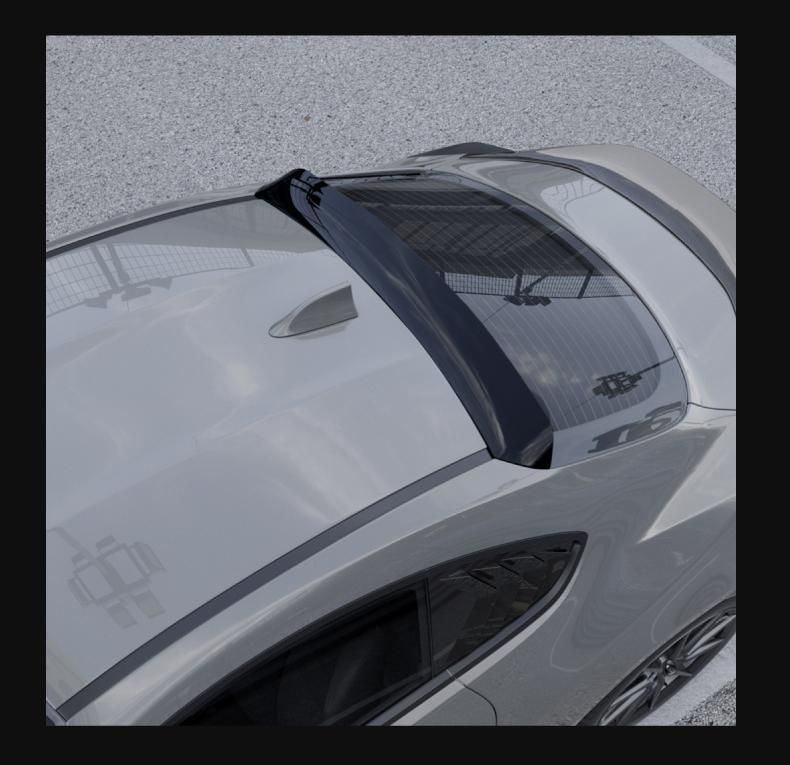 トヨタGR86 スバルBRZ 以降対応 ABS製 リアウイング ルーフスポイラー ピアノブラック カーボン調 エアロパーツWP 929