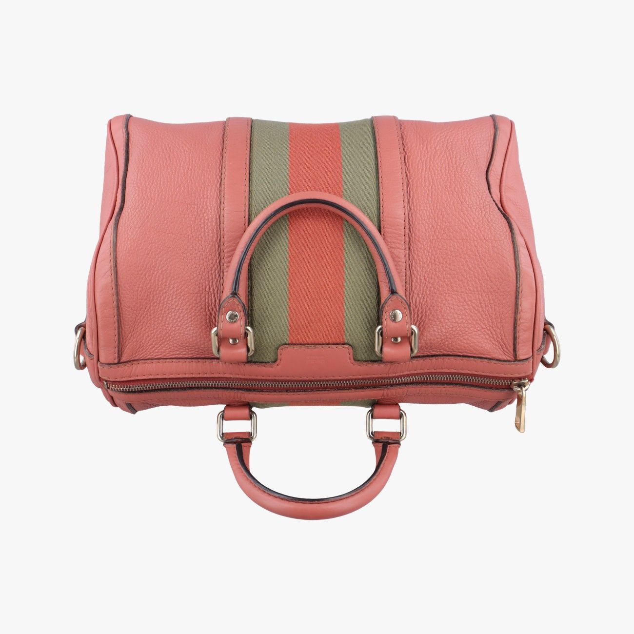 グッチGucciシェリーラインピンク×レッド×ベージュレザー247205G8793725 DECORATOM_COM_BR