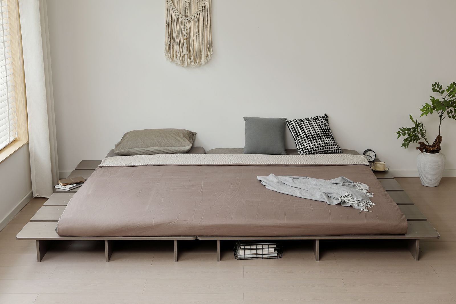 11/28再入荷予定」【幅120cm】ベッド ローベッド ステージベッド