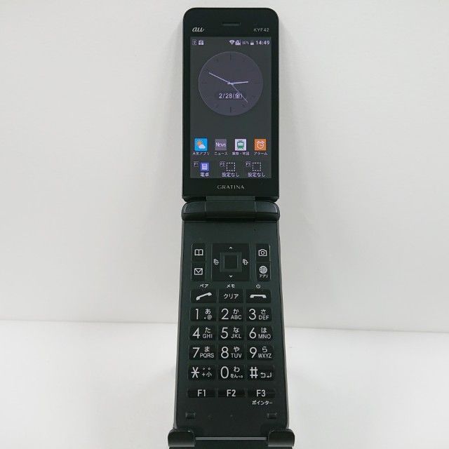 GRATINA KYF42 au ブラック 送料無料 本体 c10200