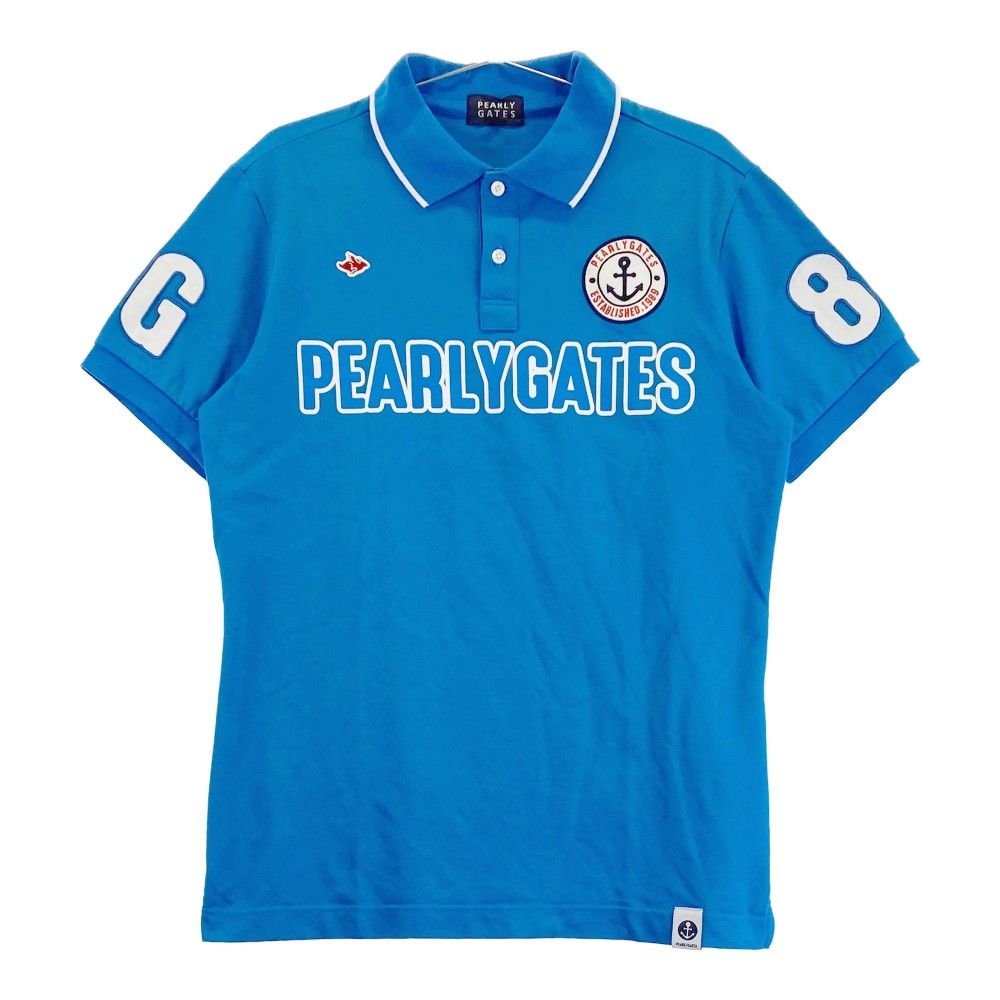 サイズ：5 PEARLY GATES パーリーゲイツ 半袖ポロシャツ ブルー系