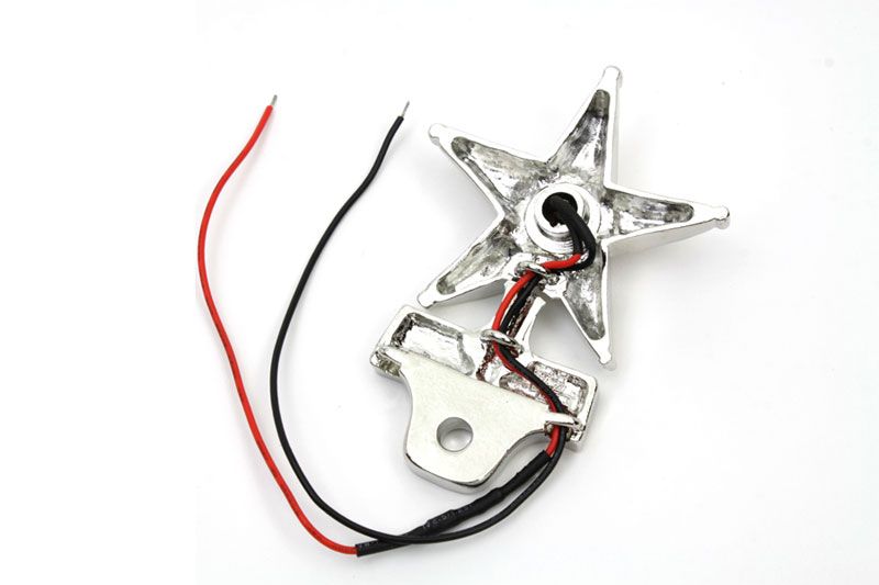 セーフティ ライセンスプレート トッパー LED リフレクター付