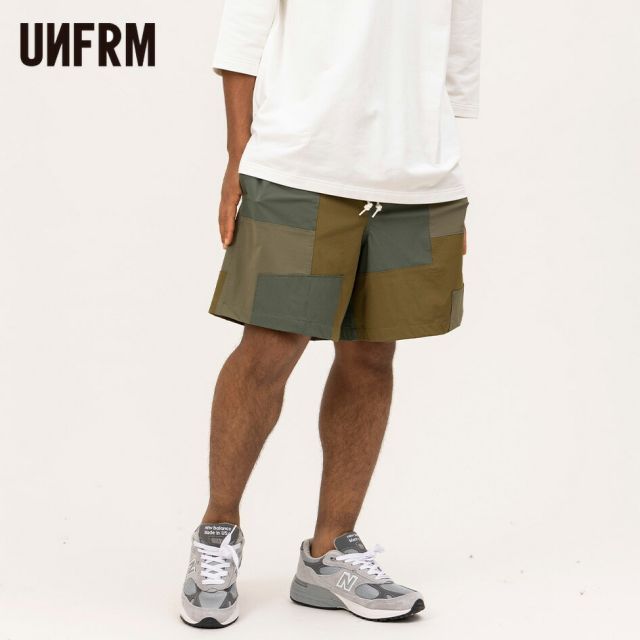 ユニフォームアウトドアスタンダード UNFRM OUTDOOR STANDARD SS-7696 2WAY STRETCH PW BAGGY SHORT UNFRM 2WAYストレッチパッチワークバギーショーツ (250411)