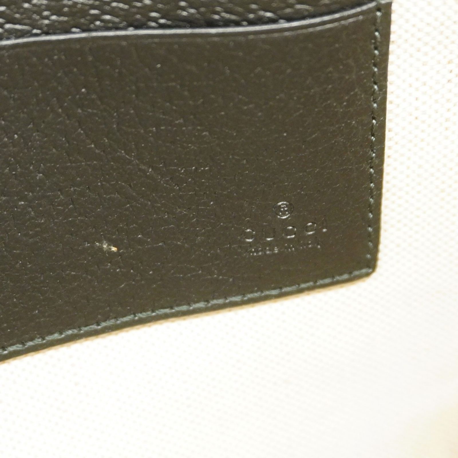 上品 グッチ Gucci グッチ クラッチバッグ GGマーモント 475317 レザー ブラック メンズ レディース インパクトのある