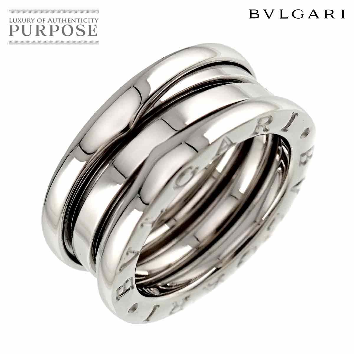 ブルガリ BVLGARI ビーゼロワン 3バンド #49 リング K18 WG ホワイトゴールド 750 指輪 B-ZERO1 Ring  90242052 - メルカリ