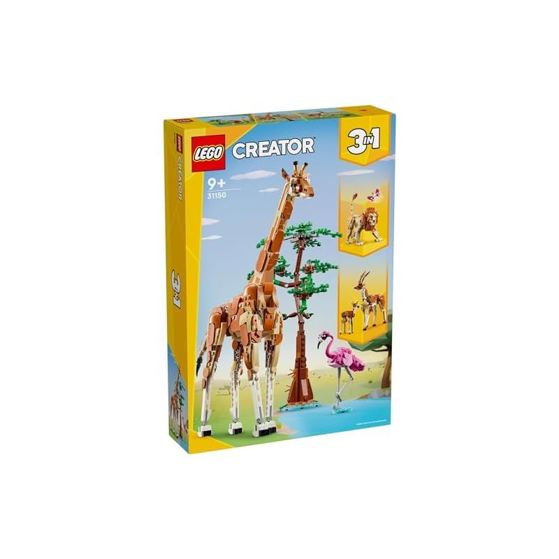 レゴ LEGO クリエイター サファリのどうぶつ おもちゃ 玩具 誕生日 プレゼント ブロック 女の子 男の子 子供 9歳 10歳 11歳 小学生 動物 生き物 0