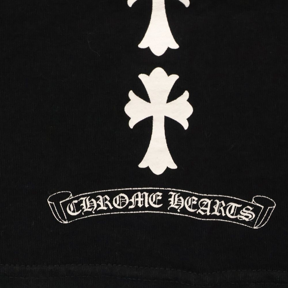 CHROME HEARTS (クロムハーツ) トリプルCHクロスプリント クルー